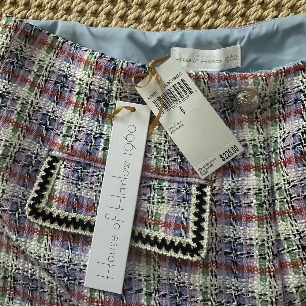 House of Harlow Tweed Shorts - Picture 3 of 6